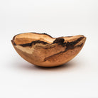 18" Live Edge Cherry Bowl on a white background at Addison West