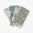 Vermont Handmade Napkins in Vermont Lakes on a white background at Addison West