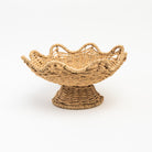 Cleo Scalloped Fruit Basket on a white background at Addison West