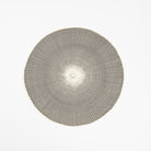 Willa Woven Placemat in Stone on a white background at Addison West