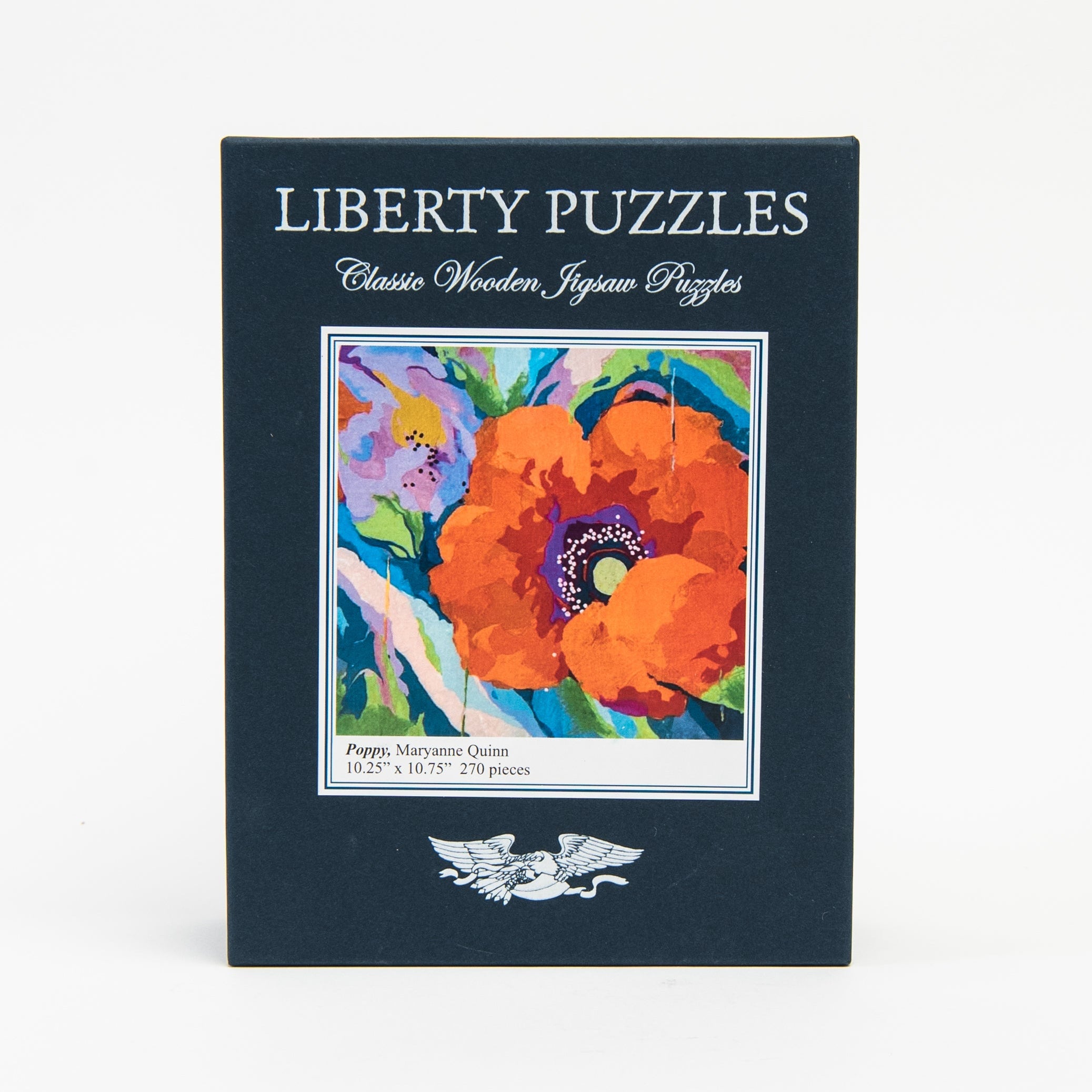 Liberty Puzzle Poppy on a white background at Addison West