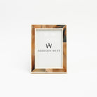 5x7 Savoy Horn & Bone Picture Frame on a white background at Addison West
