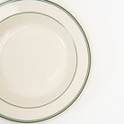 Fish's Eddy Greenband Soup Bowl on a white background at Addison West