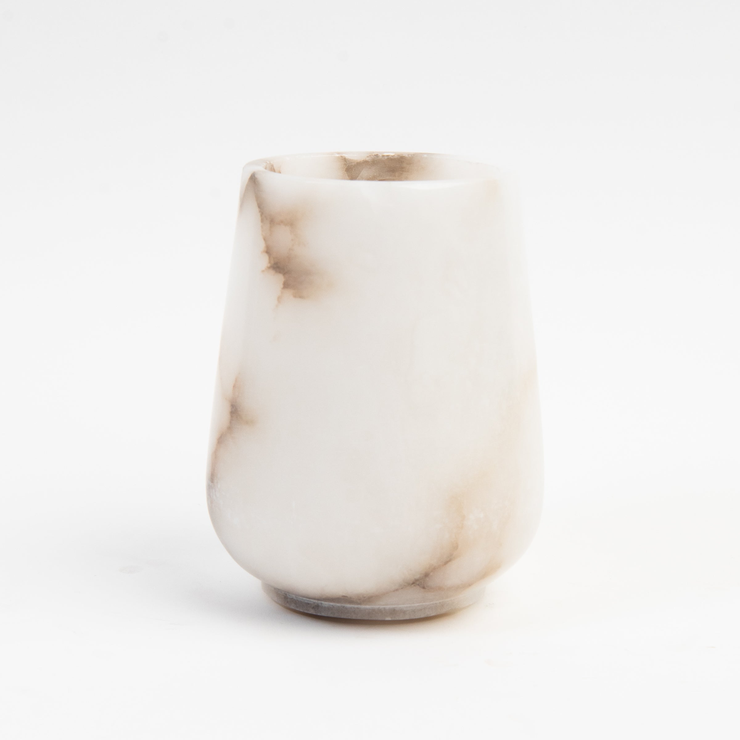 Alabaster Vase on a white background at Addison West