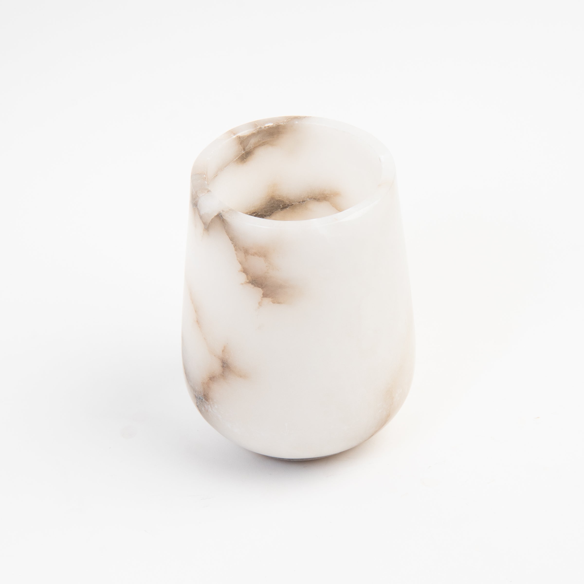 Alabaster Vase on a white background at Addison West