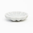 Flower Marble Dish on a white background at Addison West