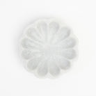 Flower Marble Dish on a white background at Addison West