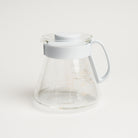 Hario V60 02 Coffee Server in White on a white background at Addison West
