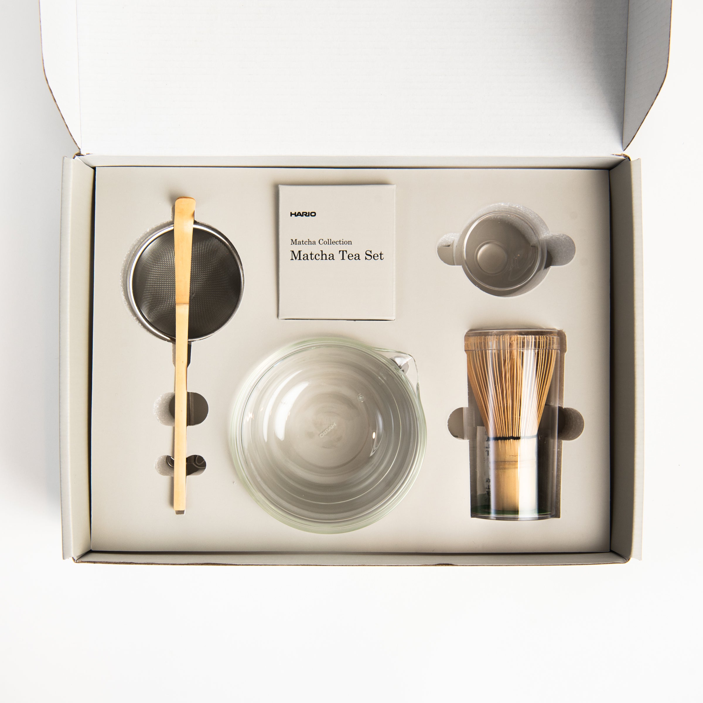 Hario Matcha Tea Gift Set on a white background at Addison West