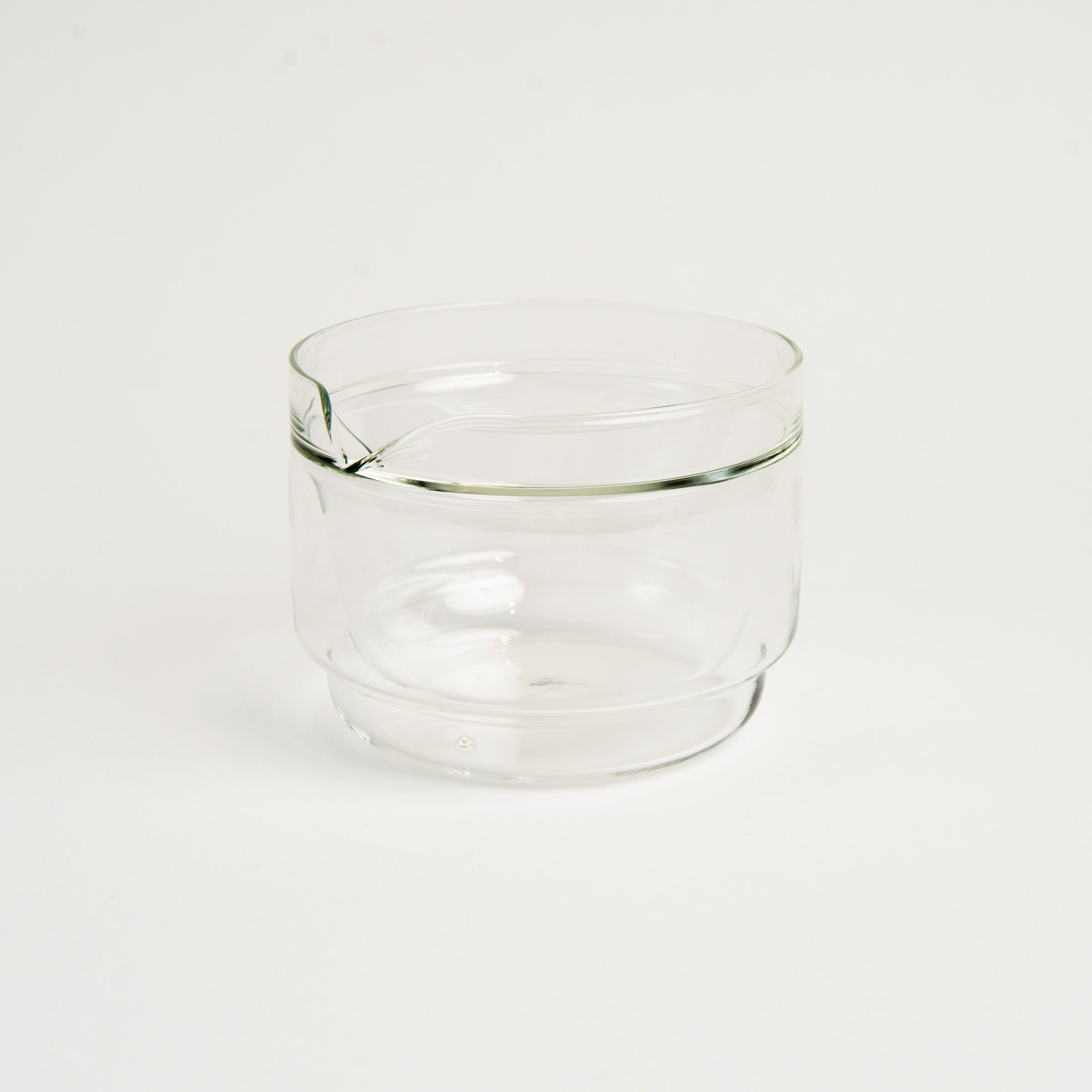 Hario Matcha Tea Gift Set, glass matcha bowl on a white background at Addison West