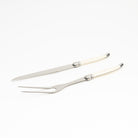 Laguiole Ivory Carving Set on a white background at Addison West