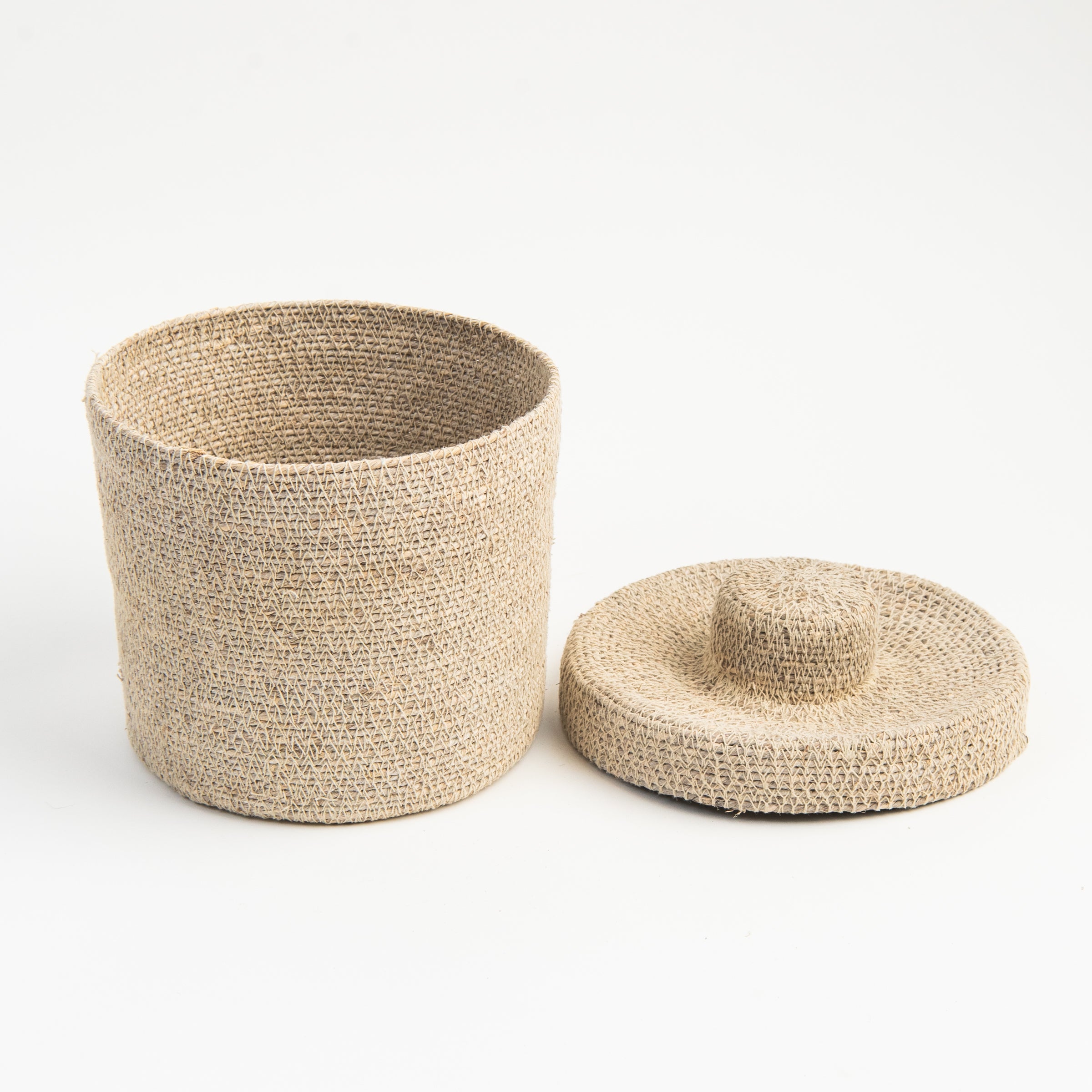 Tajine Seagrass Basket on a white background at Addison West