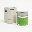 DONA First Flush Ceremonial Matcha on a white background at Addison West