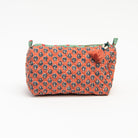 Quilted Voile Printed Pouch on a white background at Addison West