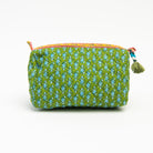 Quilted Voile Printed Pouch on a white background at Addison West
