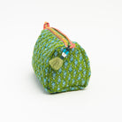 Quilted Voile Printed Pouch on a white background at Addison West