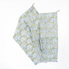 Summer Sage Block Print Tea Towels, Set of 2 on a white background at Addison West