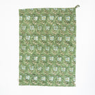 Elowen Block Print Tea Towels, Set of 2 on a white background at Addison West