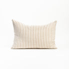 Pinstripe Linen Lumbar Pillow on a white background at Addison West