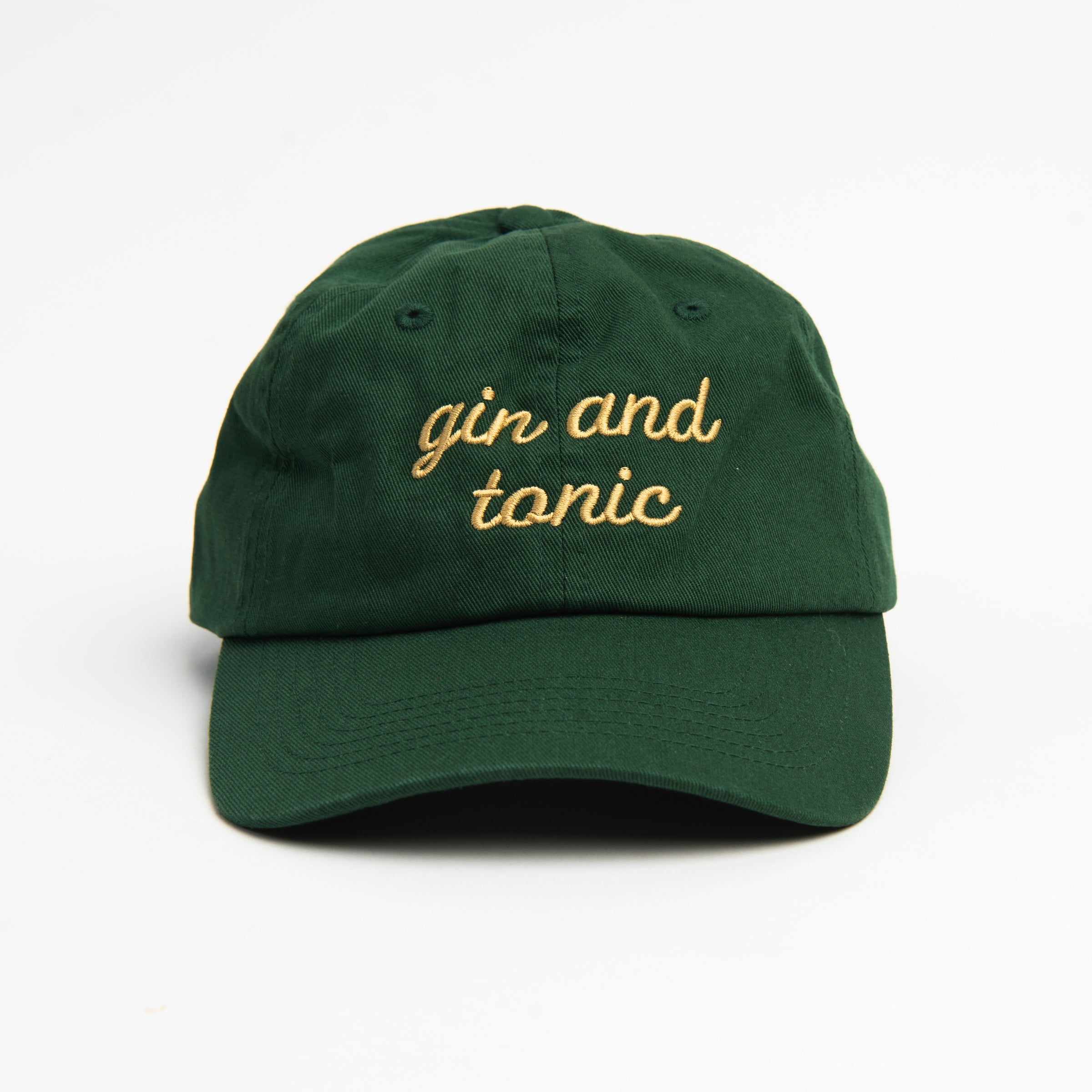 Gin & Tonic Baseball Hat on a white background at Addison West