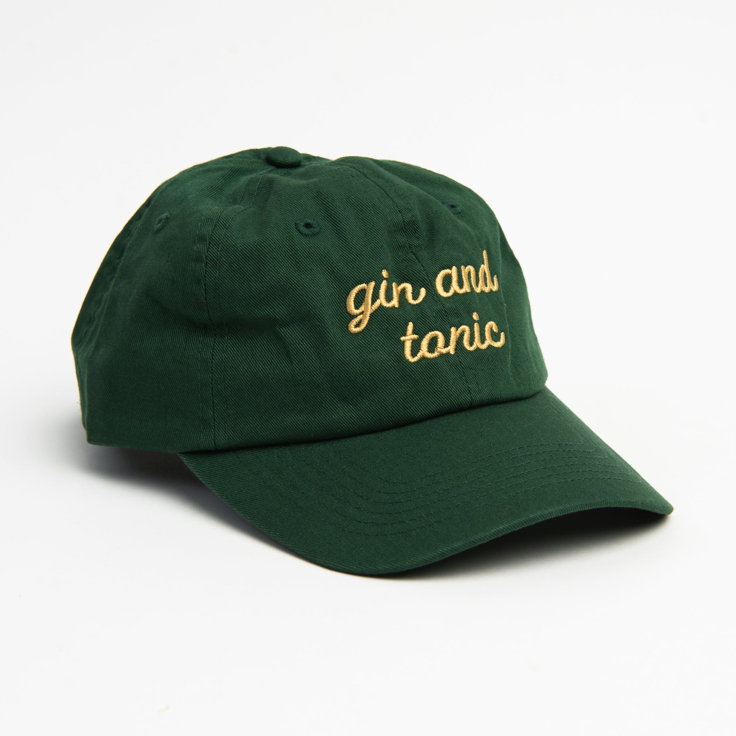 Gin & Tonic Baseball Hat on a white background at Addison West