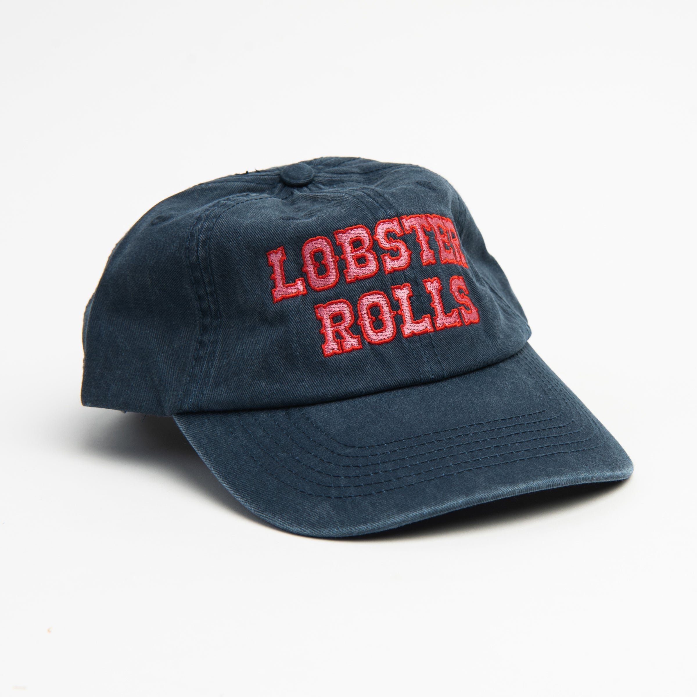 Lobster Roll Baseball Hat on a white background at Addison West