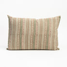 Haven Block Print 16" x 24" Lumbar Pillow on a white background at Addison West