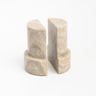 Marble Column Bookends on a white background at Addison West