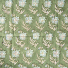 Elowen Block Print Tablecloth on a table at Addison West
