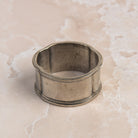Classic Pewter Napkin Rings, Set of 4 on a table at Addison West