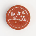 Wildflower Seeds 'Monarch Butterfly Mix' tin on a white background at Addison West