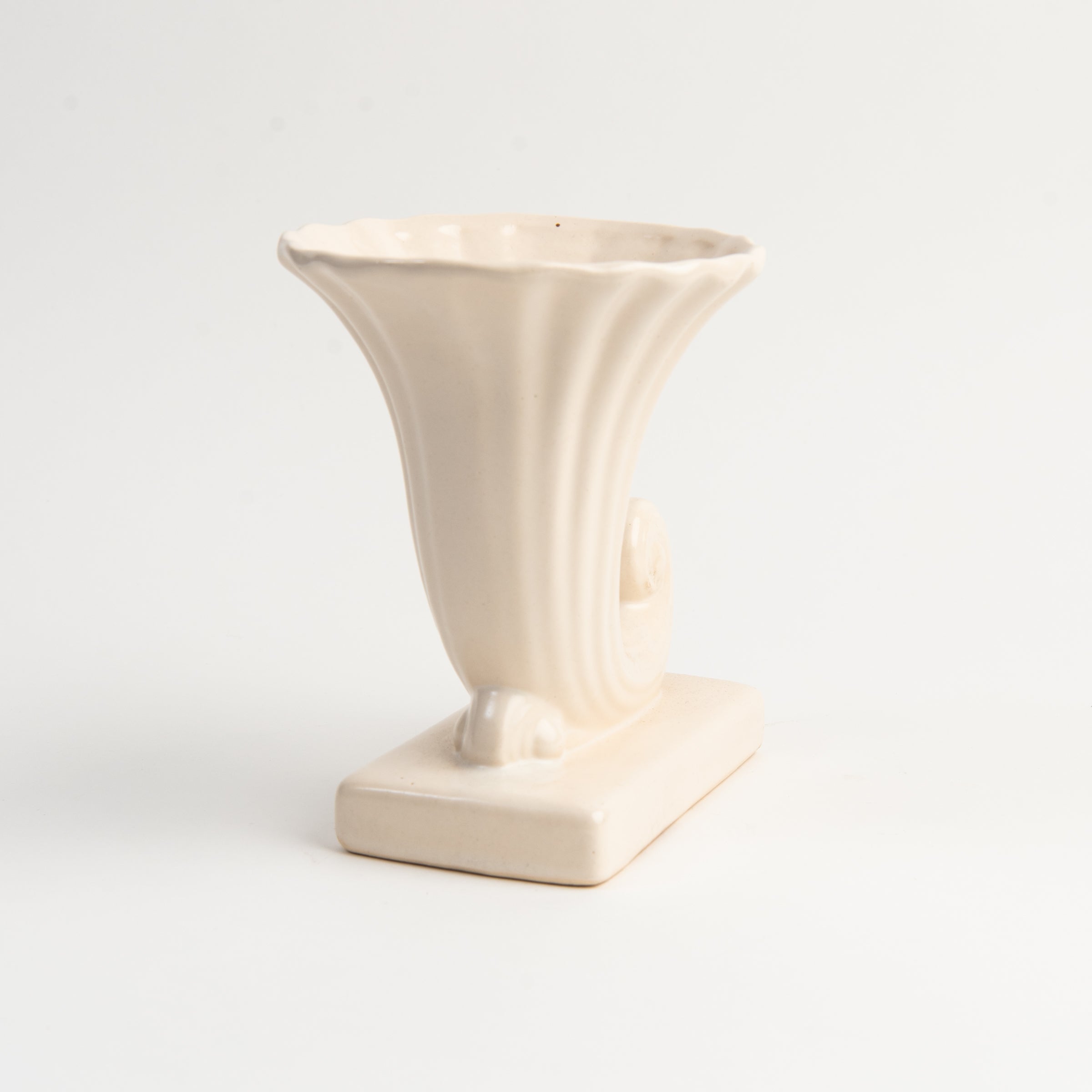 Vintage McCoy Vase on a white background at Addison West