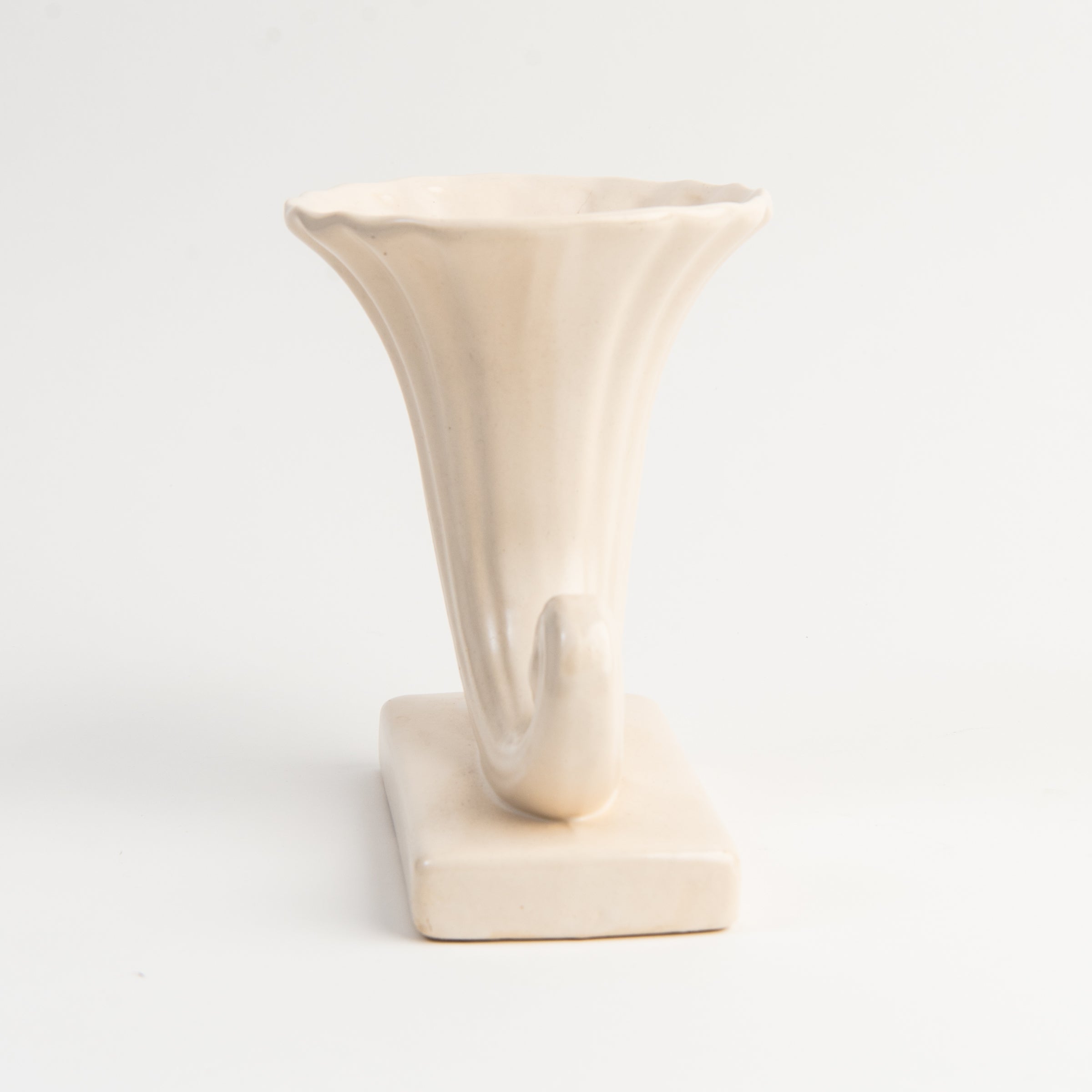 Vintage McCoy Vase on a white background at Addison West