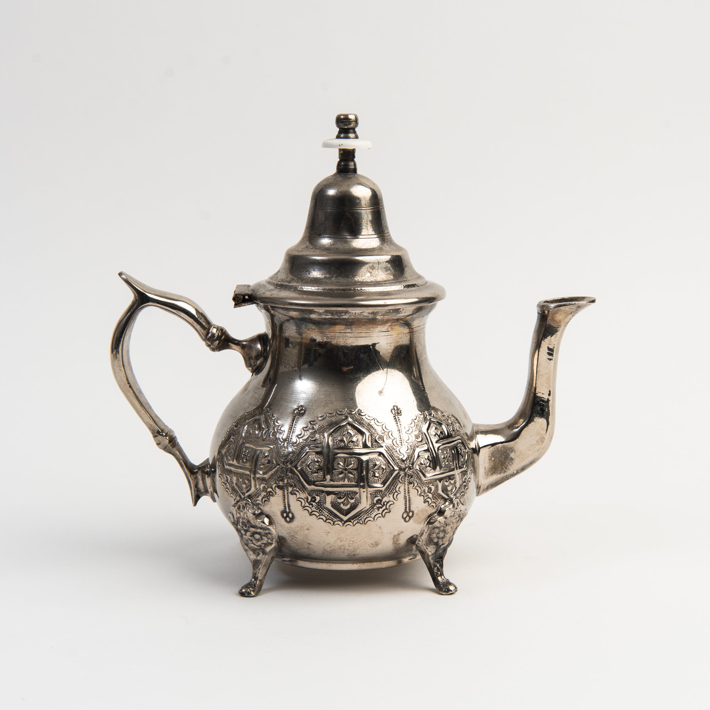 Vintage Maill Chort Tea Pot on a white background at Addison West