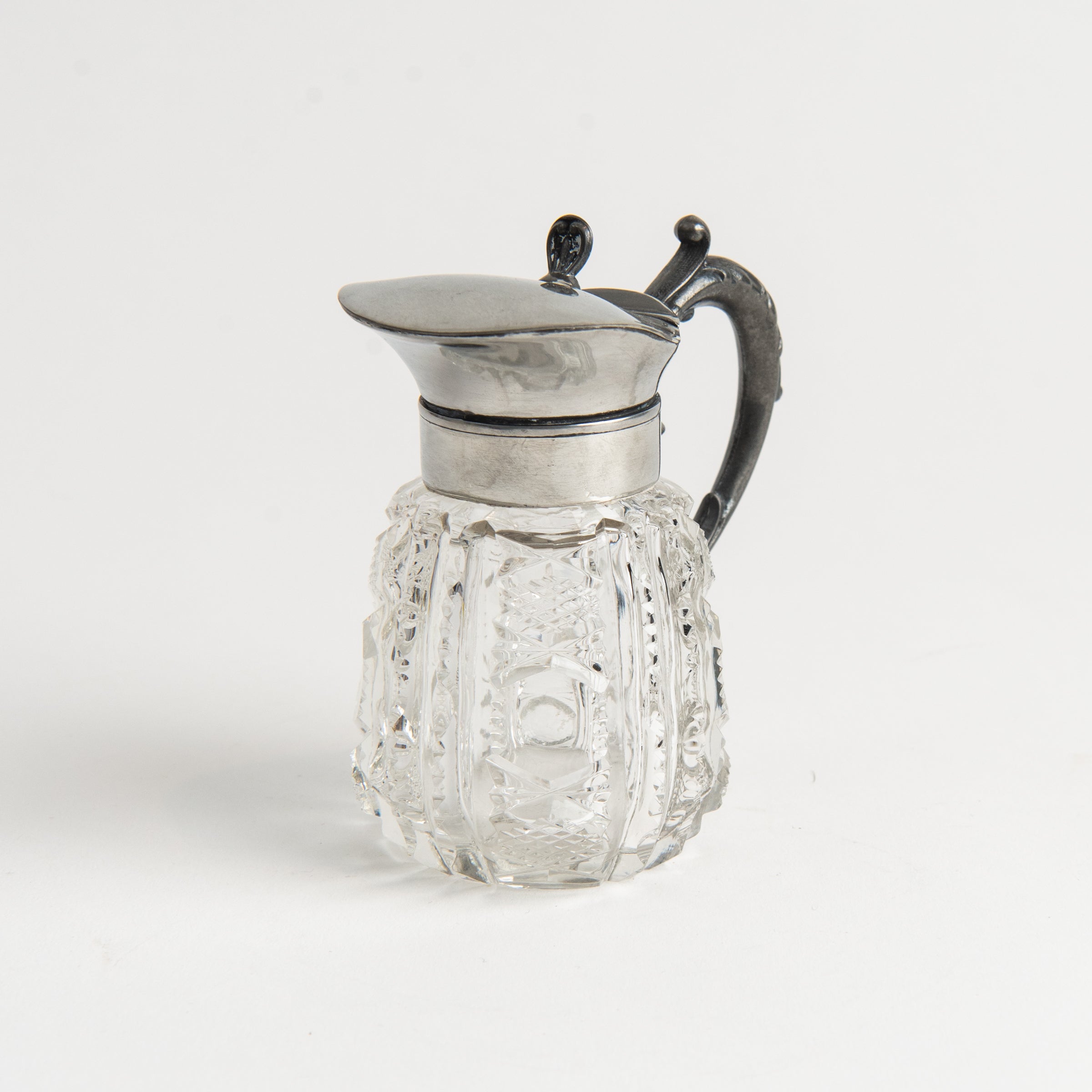 Vintage Victorian Ornate Syrup Pitcher #3 on a white background at Addison West