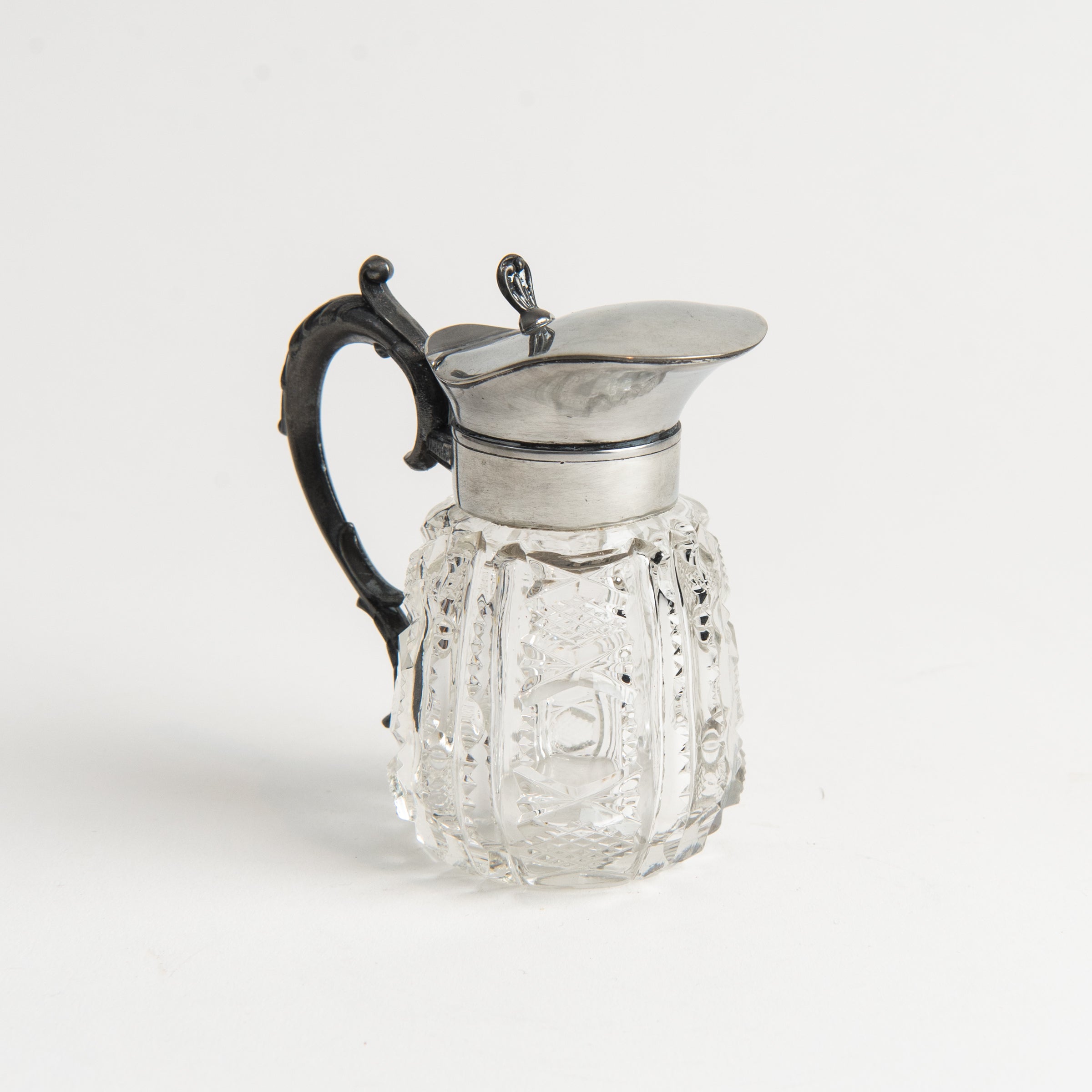 Vintage Victorian Ornate Syrup Pitcher #3 on a white background at Addison West