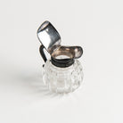 Vintage Round Victorian Syrup Pitcher #2 on a white background at Addison West