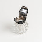 Vintage Round Victorian Syrup Pitcher #2 on a white background at Addison West
