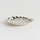 French Silver Shell Tray on a white background at Addison West