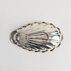 French Silver Shell Tray on a white background at Addison West