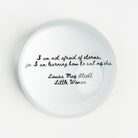 Louisa May Alcott Quote Paperweight on a white background at Addison West