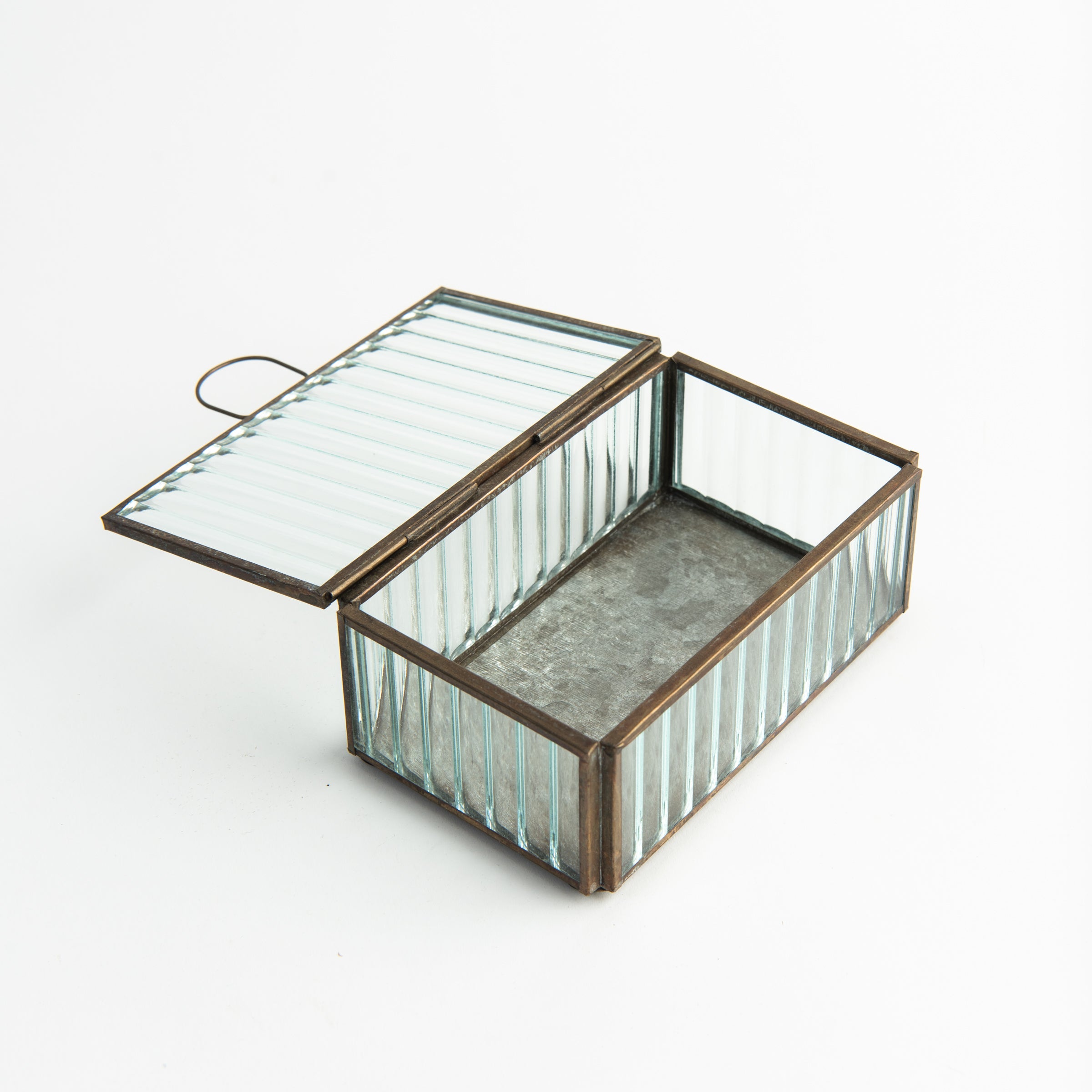 Beacon Glass Box on a white background at Addison West