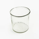 Banded Glass Cylinder vase hurricane on a white background at Addison West