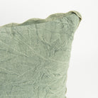 Scalloped Sage 20" Pillow on a white background at Addison West