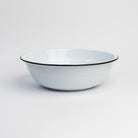 Crow Canyon Vintage Enamelware Basin on a white background at Addison West