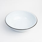 Crow Canyon Vintage Enamelware Basin on a white background at Addison West