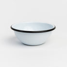 Vintage Enamelware Cereal Bowl on a white background at Addison West