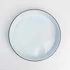 Vintage Round Enamelware Tray on a white background at Addison West
