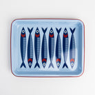 Small Anchovies Rectangle Tray on a white background at Addison West