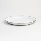 White Enamelware Tray on a white background at Addison West